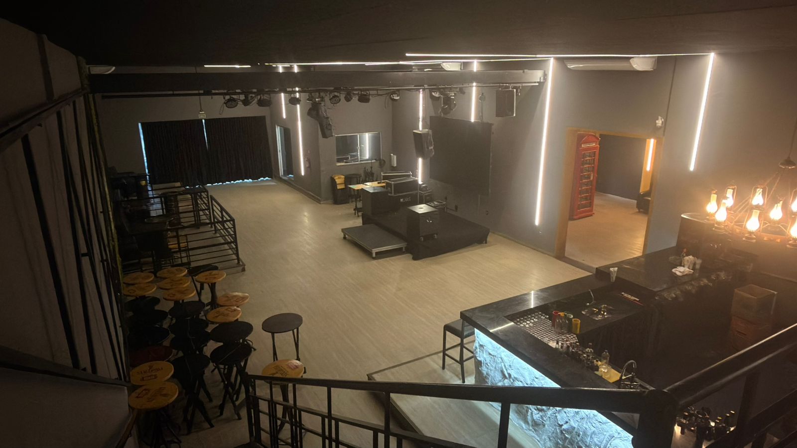 Vista panorâmica do Santa Cecília Butiquim